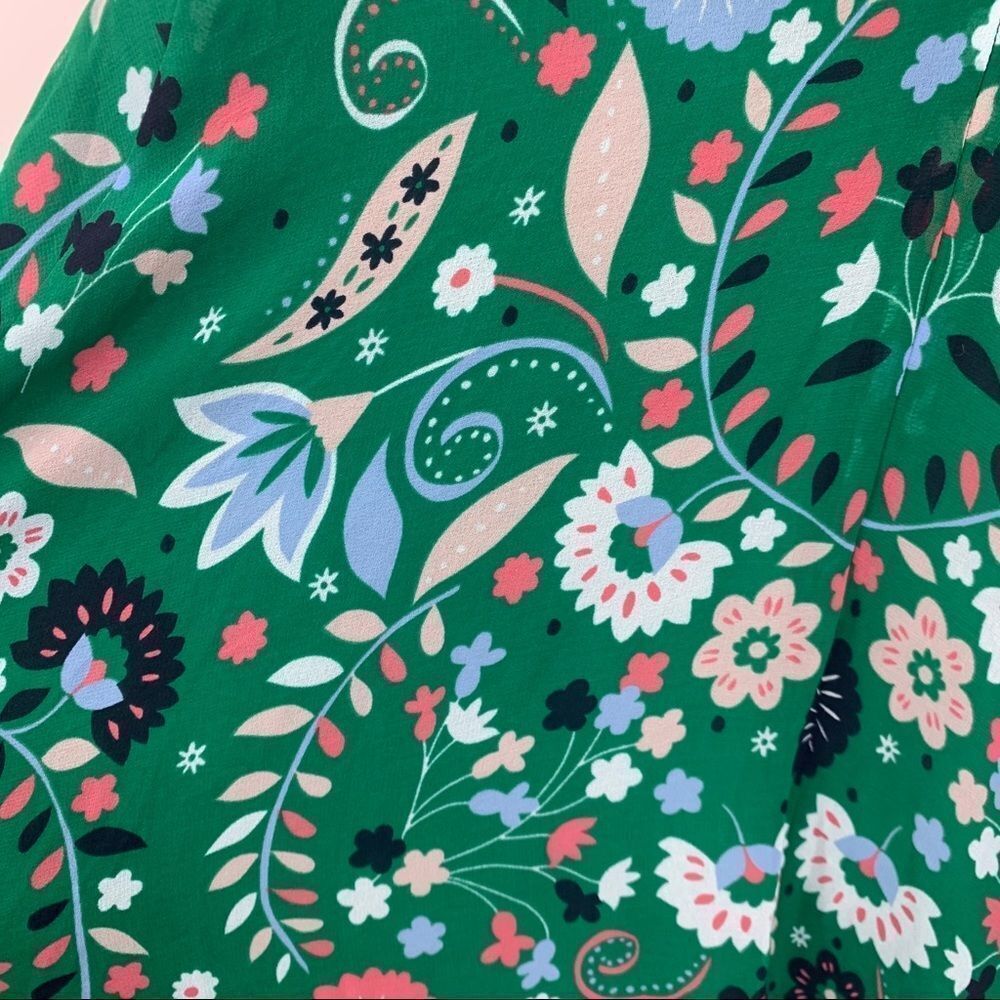 Boden Beatrix Dress Forest Folk Meadow US 4L - Picture 6 of 10